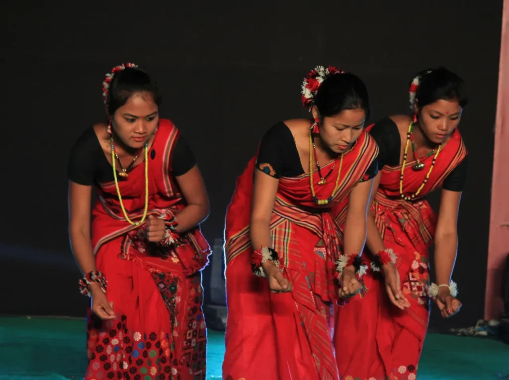 Mishing Tribal Girls Women Dance During Editorial Stock Photo - Stock Image  | Shutterstock Editorial
